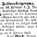 1863-02-16 Kl Feldversteigerung